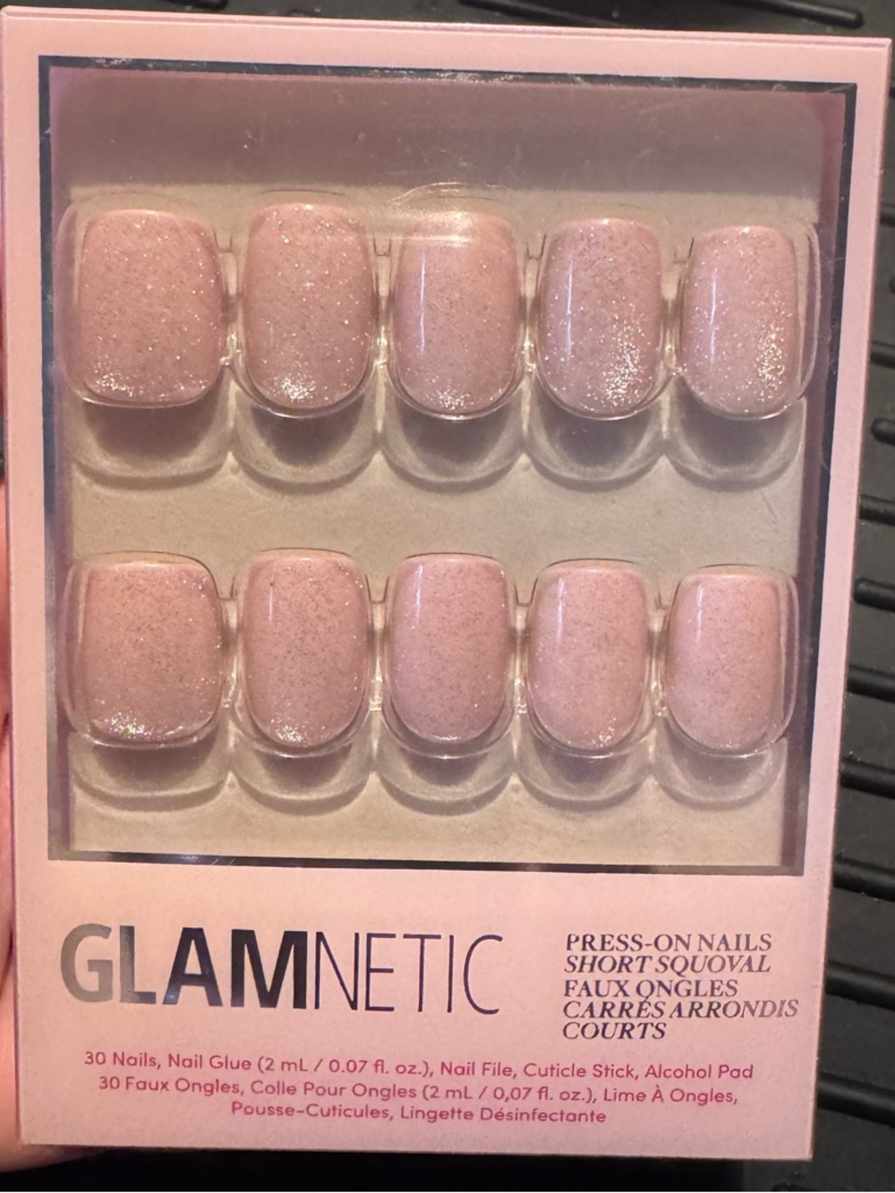 Glamnetic Pinky Promise Short Squoval Press-On Nails